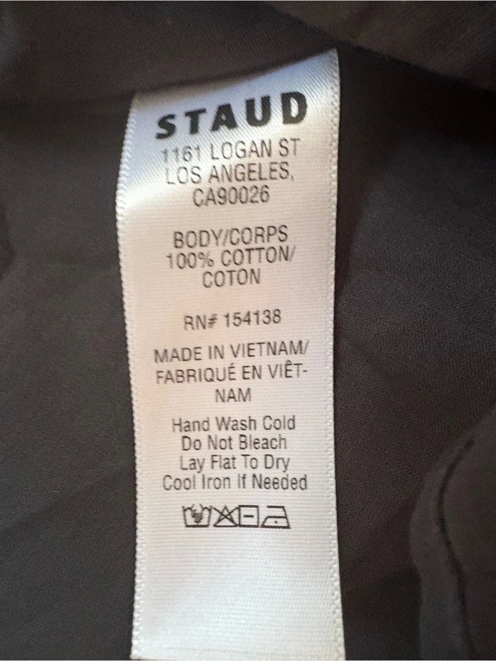 STAUD new tags